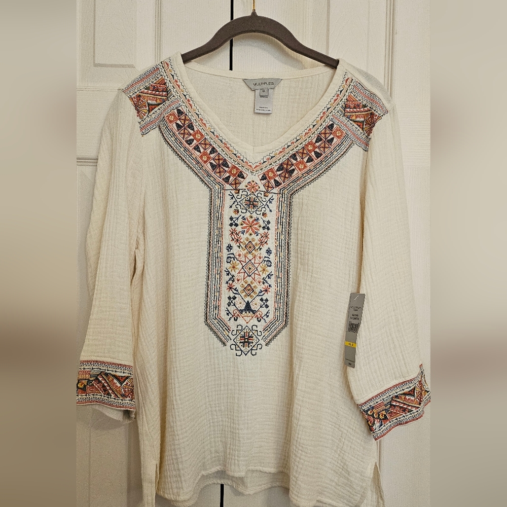 Womens Medium. Multiples Top. Medium. NWT